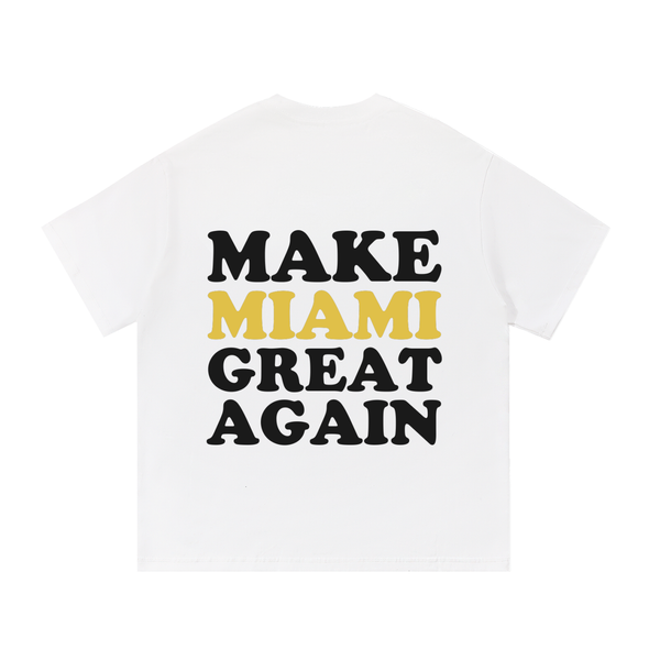 T-shirt « Make Miami Great Again » - White Edition