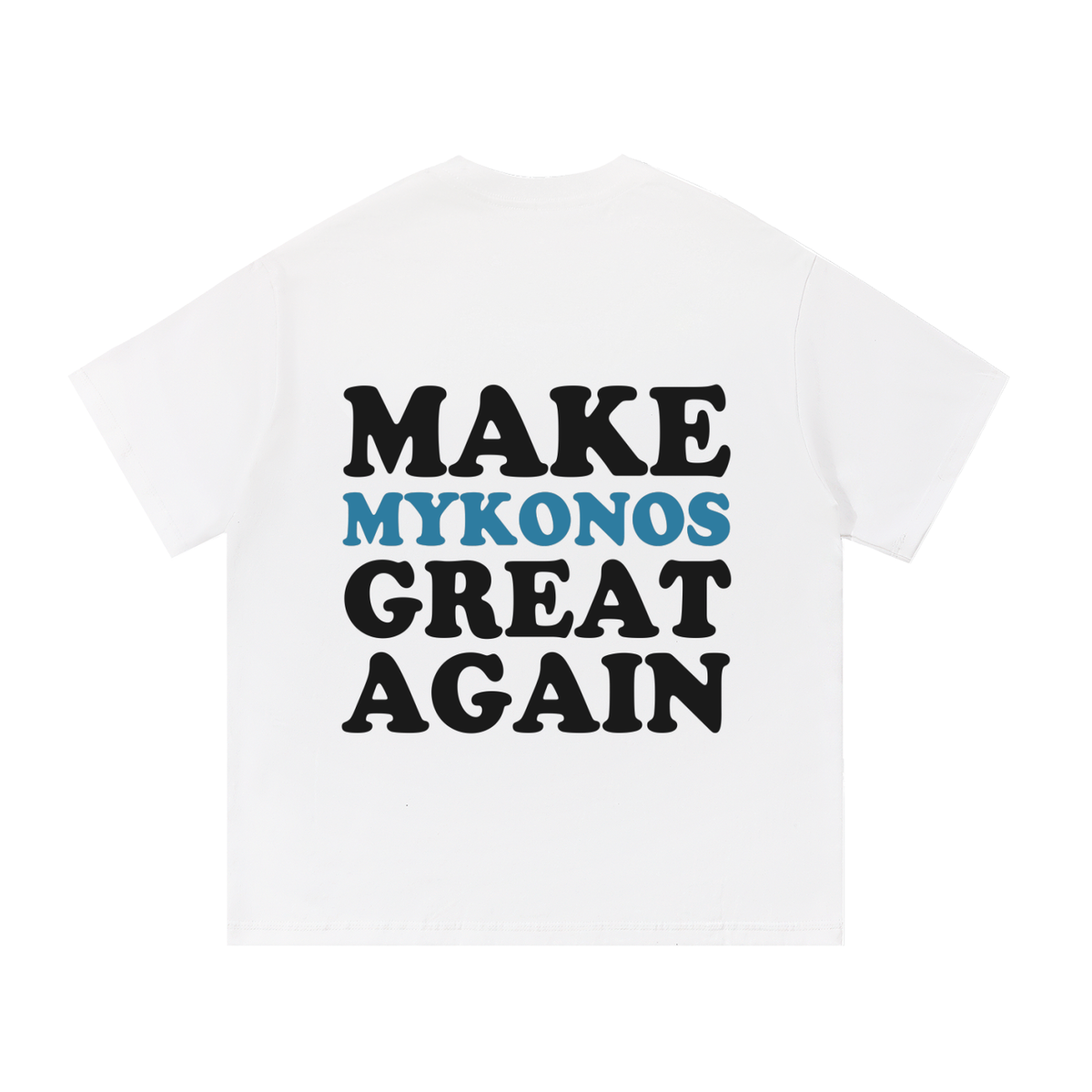 T-shirt « Make Mykonos Great Again » - White Edition