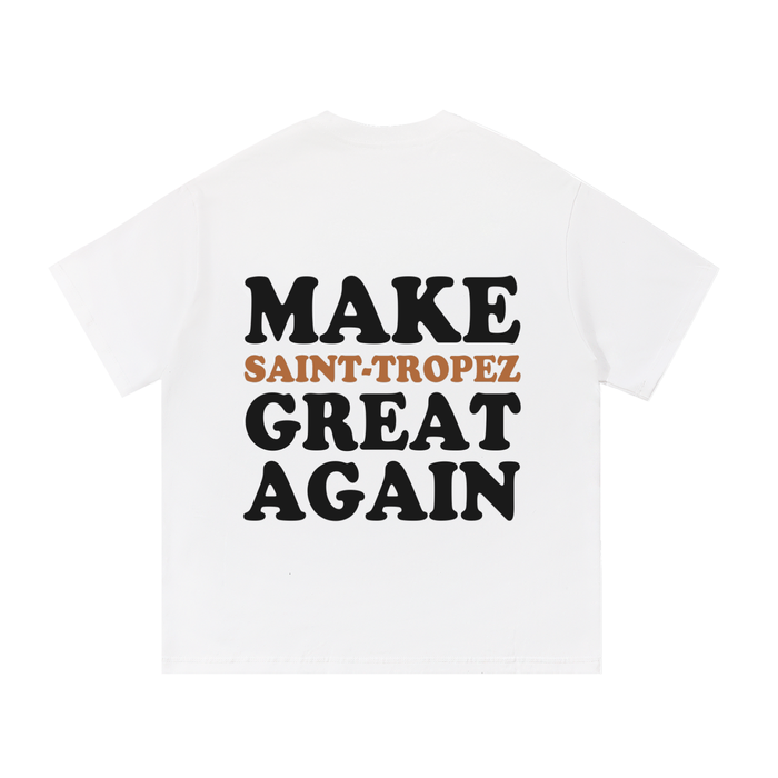 T-shirt « Make Saint-Tropez Great Again » - White Edition